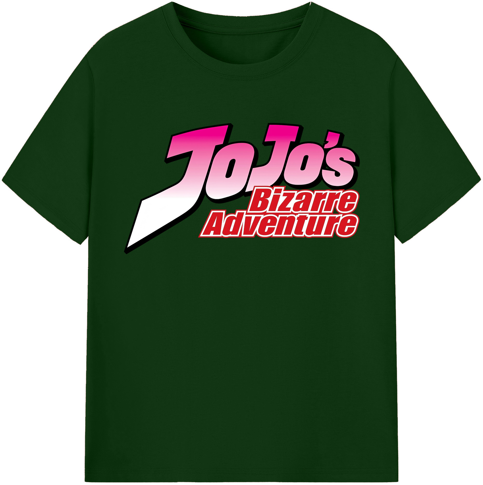 （画像用） ジョジョの奇妙な冒険 JoJo's Bizarre Adventure 綿100％半袖Tシャツ（フロントプリント）